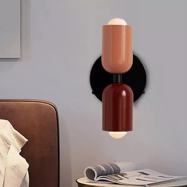 Modern Double Glass Wall Lamp Kalsten