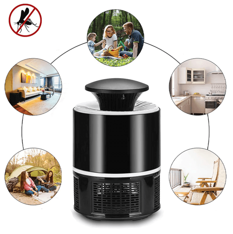 Kalsten | Ultra LED Mosquito Killer Lamp – Silent Insect Trap with UV Light & USB Charging for Indoor Use