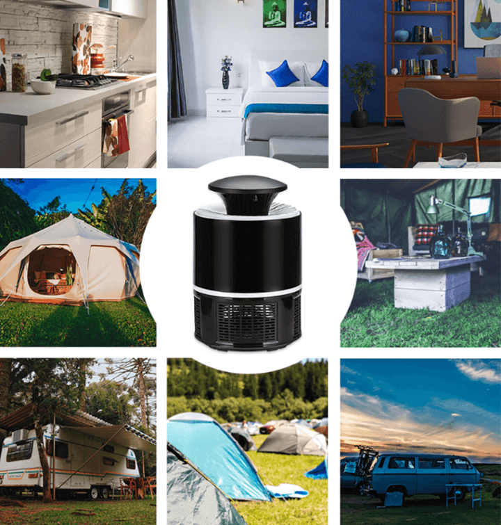 Kalsten | Ultra LED Mosquito Killer Lamp – Silent Insect Trap with UV Light & USB Charging for Indoor Use