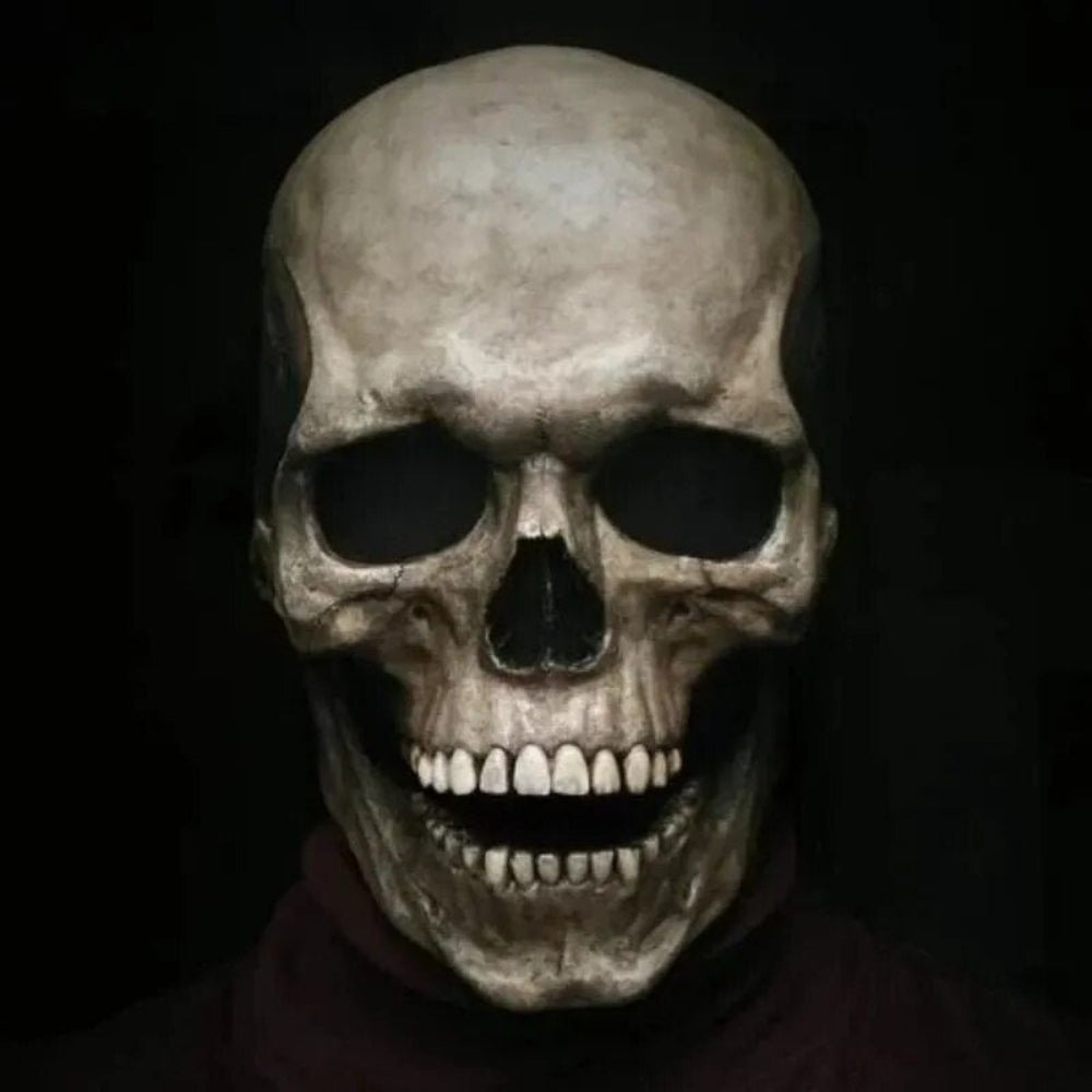 Kalsten | Skull Mask Movable Jaw Realistic Latex Full Head Costume
