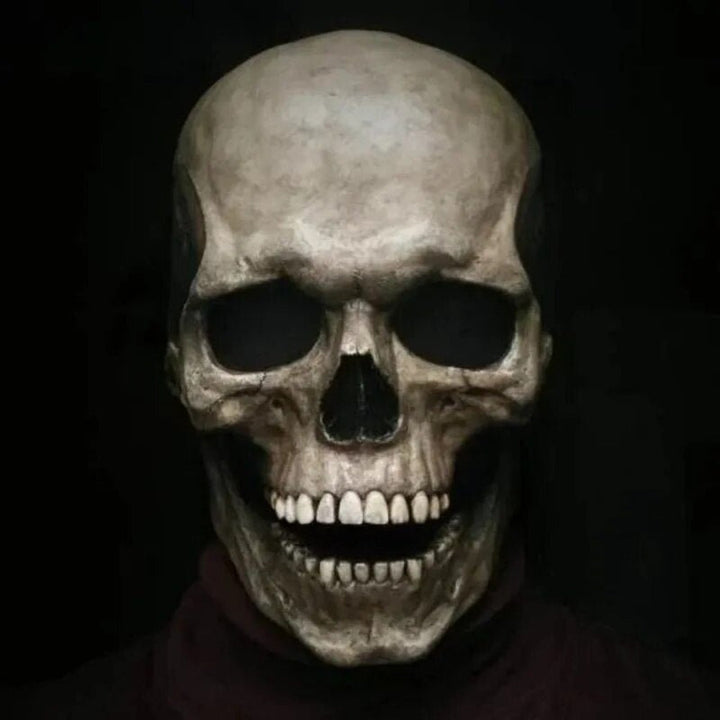 Kalsten | Skull Mask Movable Jaw Realistic Latex Full Head Costume
