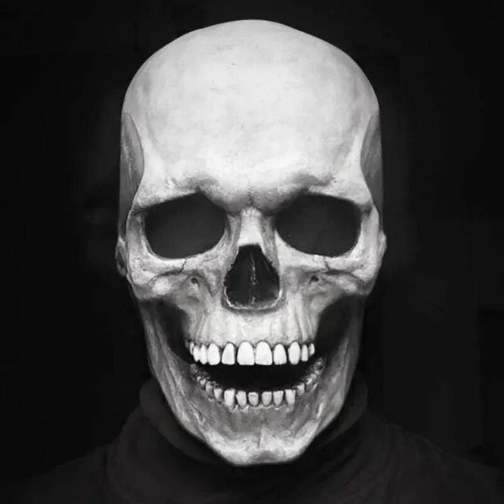Kalsten | Skull Mask Movable Jaw Realistic Latex Full Head Costume