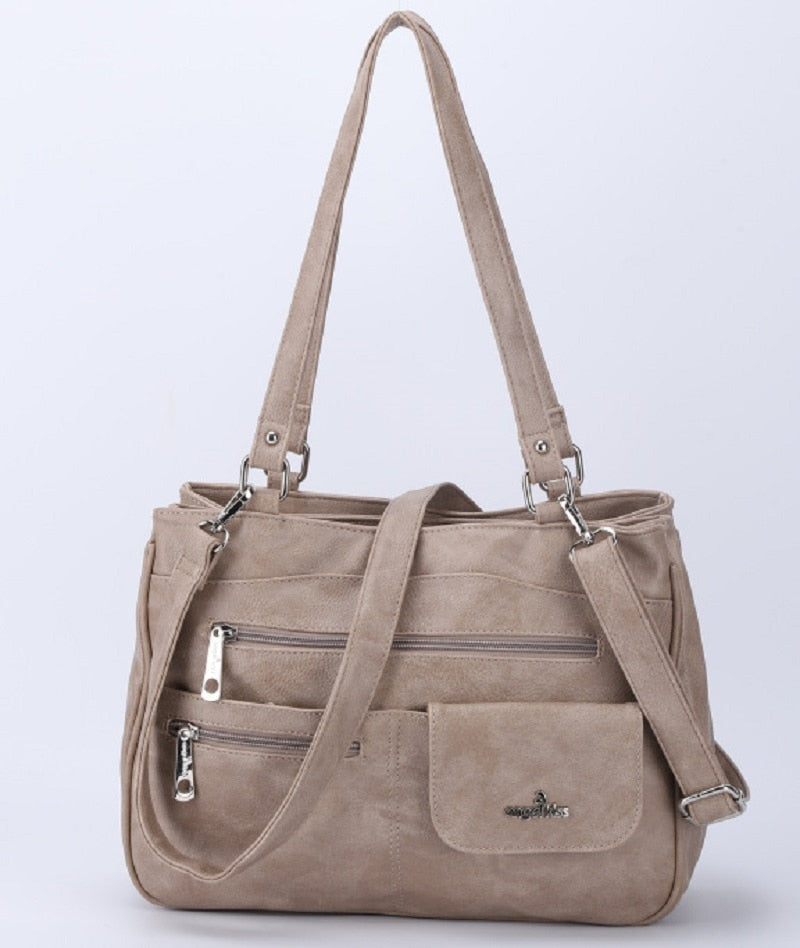 Multi-Compartment Women’s Shoulder and Crossbody Handbag – FlexiCarry | Kalsten