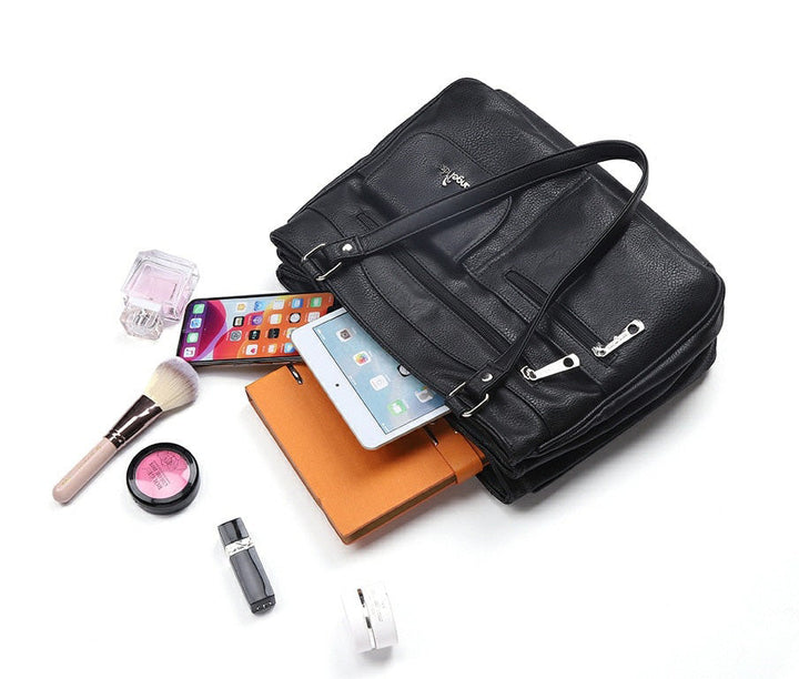 Multi-Compartment Women’s Shoulder and Crossbody Handbag – FlexiCarry | Kalsten