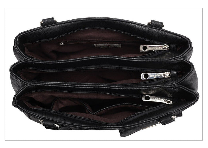 Multi-Compartment Women’s Shoulder and Crossbody Handbag – FlexiCarry | Kalsten