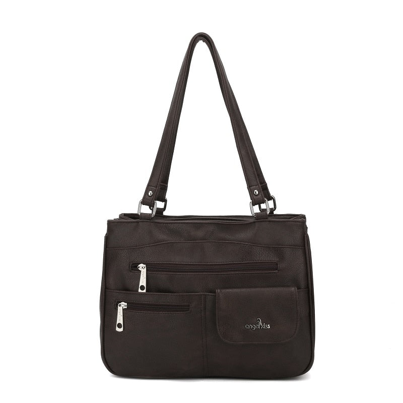 Multi-Compartment Women’s Shoulder and Crossbody Handbag – FlexiCarry | Kalsten