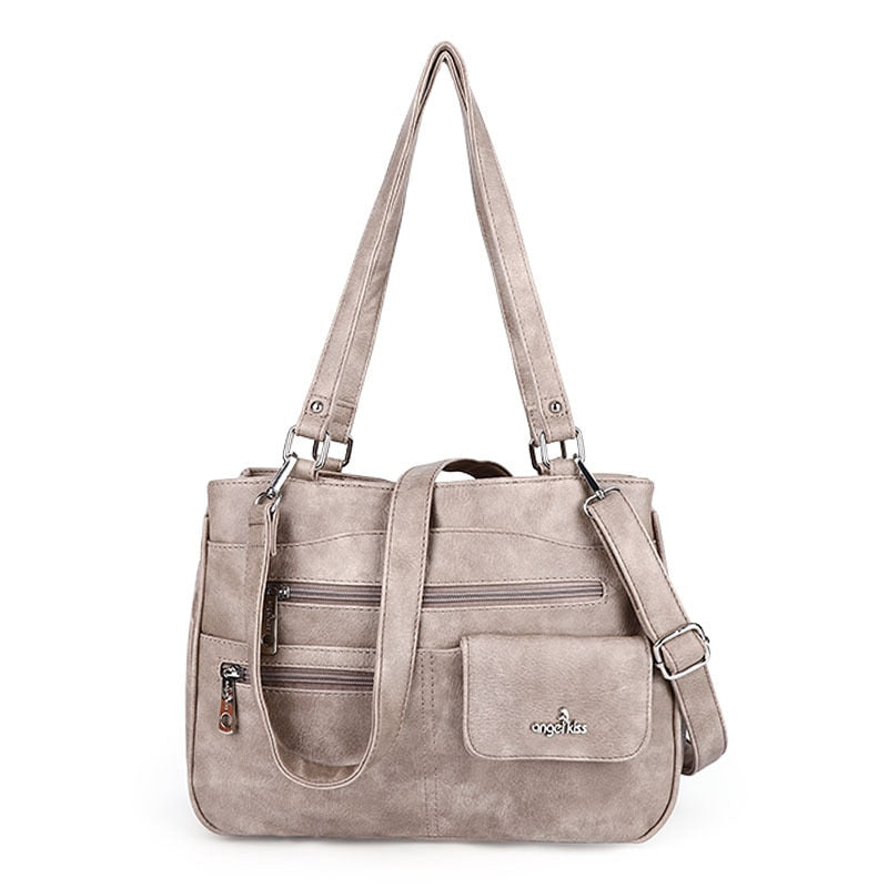 Multi-Compartment Women’s Shoulder and Crossbody Handbag – FlexiCarry | Kalsten