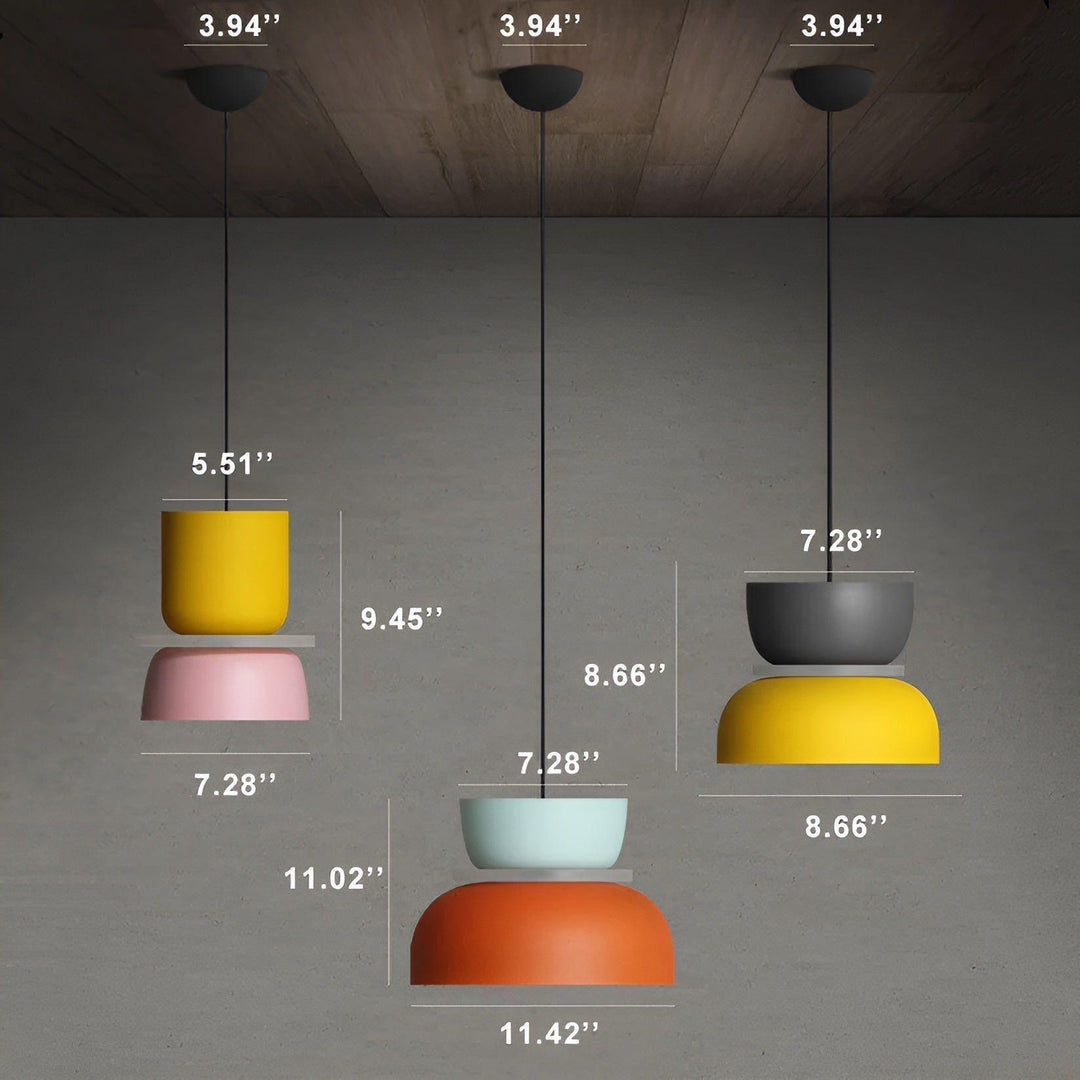 LED pendant light in Macaron style – Decorative ceiling lamp for your home | Kalsten