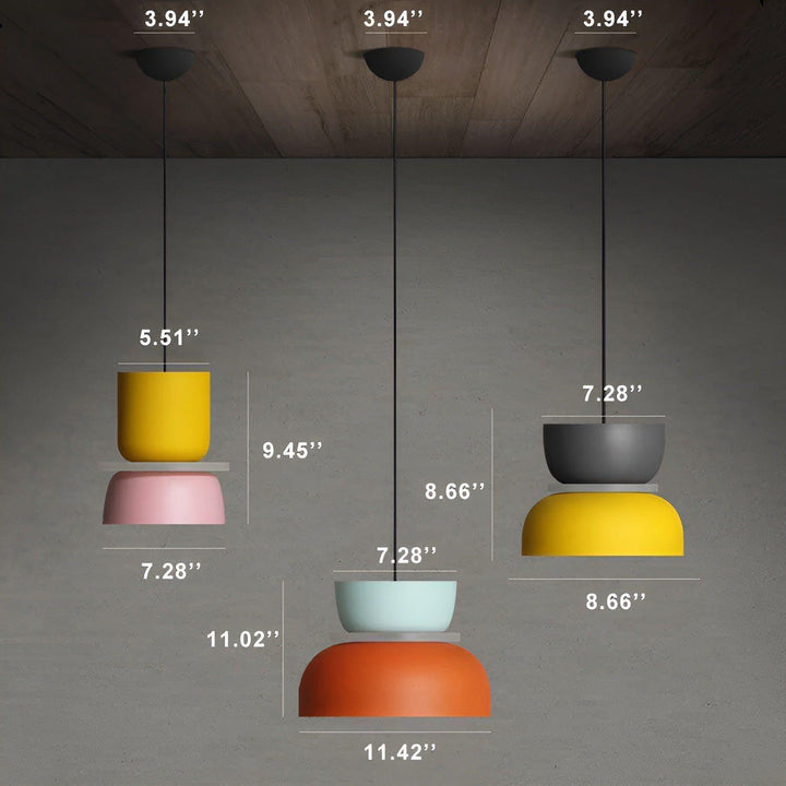 LED pendant light in Macaron style – Decorative ceiling lamp for your home | Kalsten