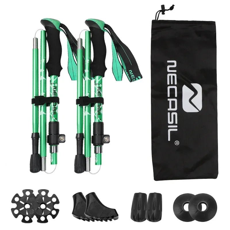 BowLift | NECASIL – Collapsible Trekking Poles for Stable Hiking Support