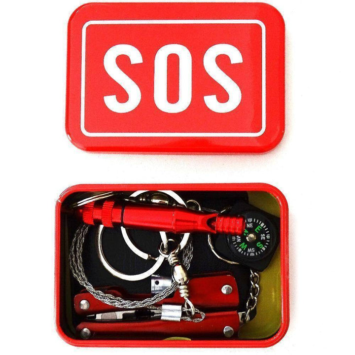 Portable SOS survival kit with 8 tools | Kalsten