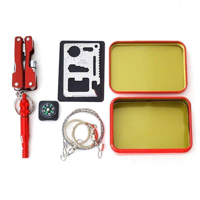 Portable SOS survival kit with 8 tools | Kalsten