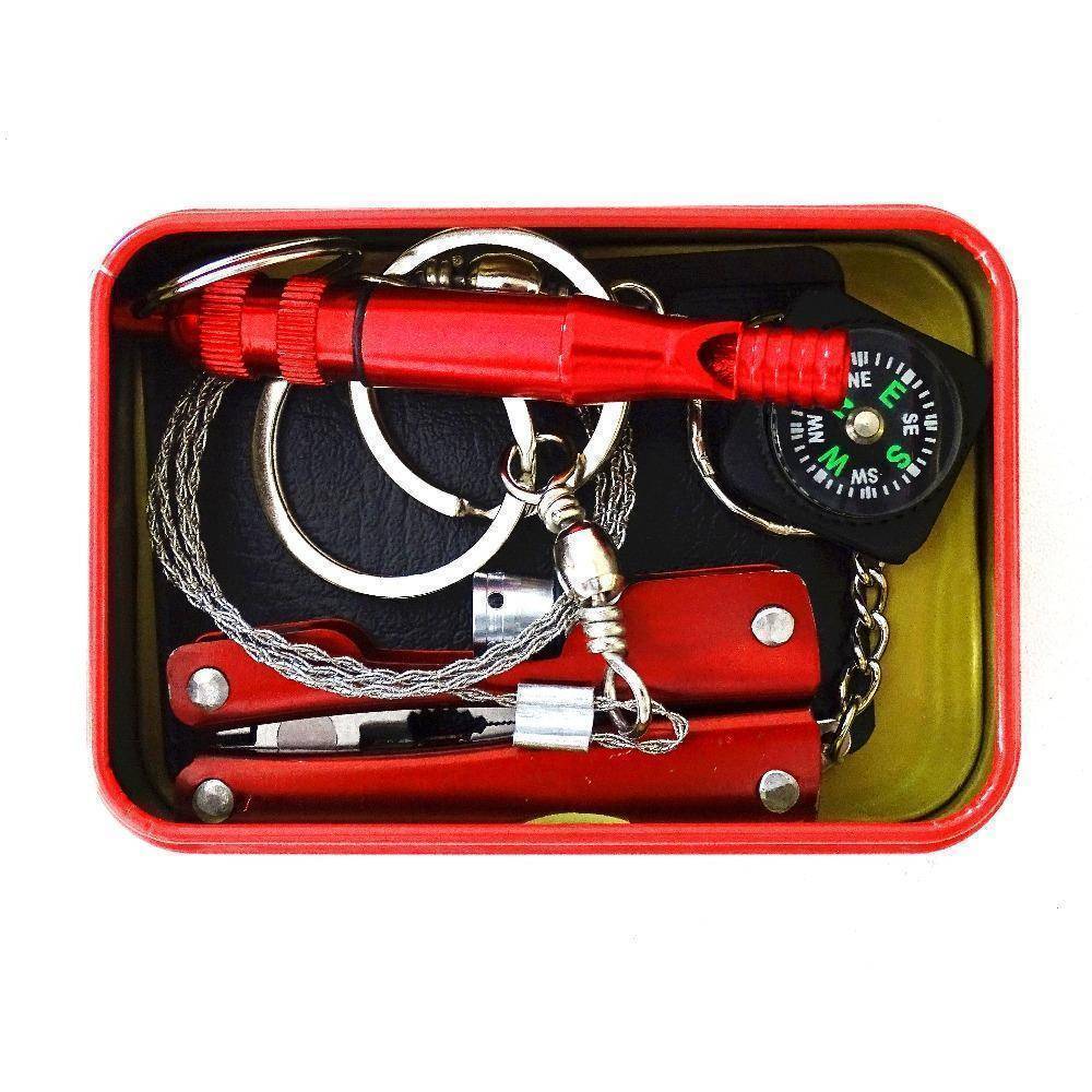 Portable SOS survival kit with 8 tools | Kalsten