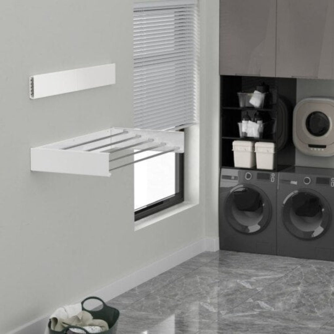 BowLift | AetherDry™ | Foldable Wall-Mounted Drying Rack | Space-Saving Laundry Solution for Efficient Drying in Small Spaces