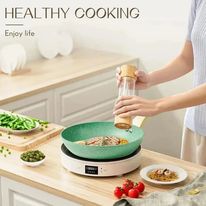 Nonstick Frying Pan Skillet Non Toxic Healthy Stone Cookware | Kalsten