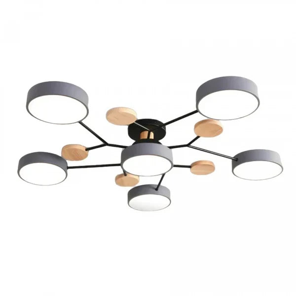 Scandinavian Branched LED Chandelier for Modern Home Lighting