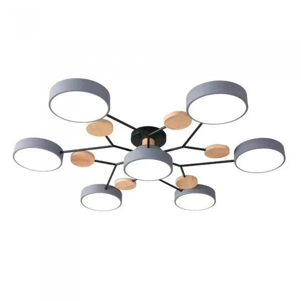 Scandinavian Branched LED Chandelier for Modern Home Lighting