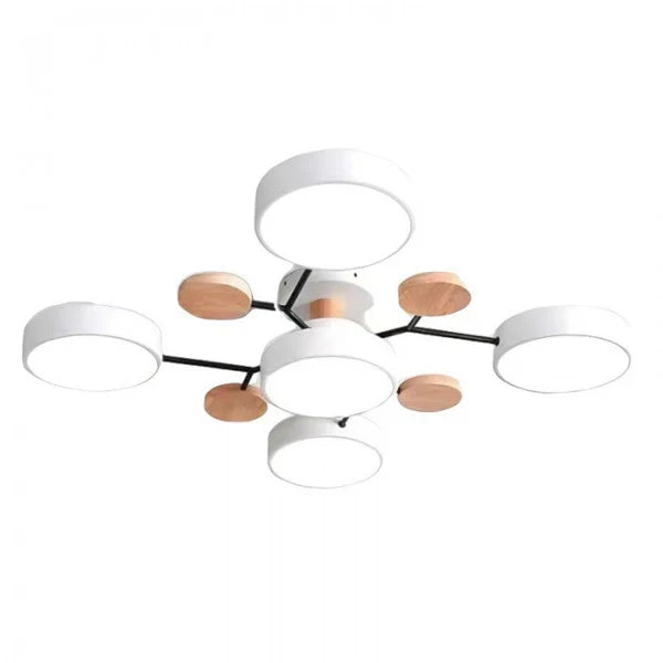 Scandinavian Branched LED Chandelier for Modern Home Lighting