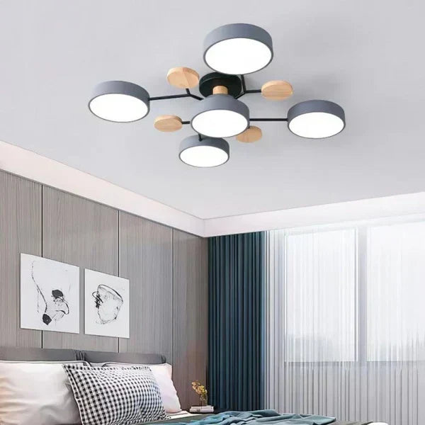 Scandinavian Branched LED Chandelier for Modern Home Lighting