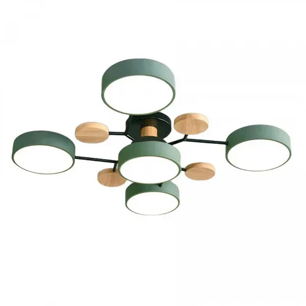 Scandinavian Branched LED Chandelier for Modern Home Lighting
