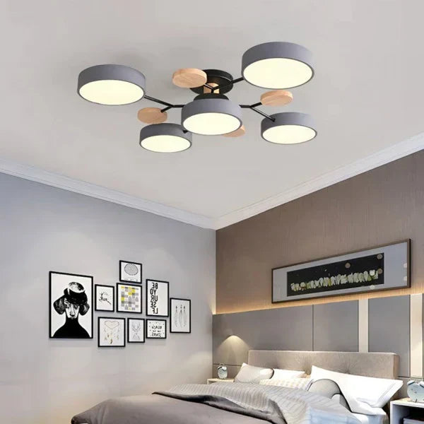 Scandinavian Branched LED Chandelier for Modern Home Lighting