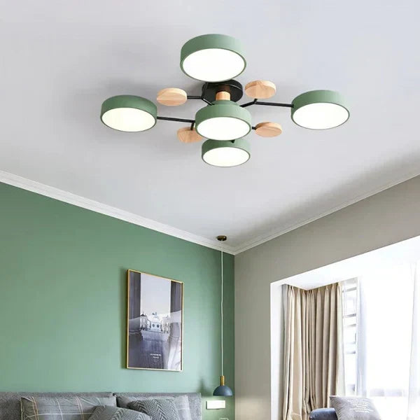Scandinavian Branched LED Chandelier for Modern Home Lighting