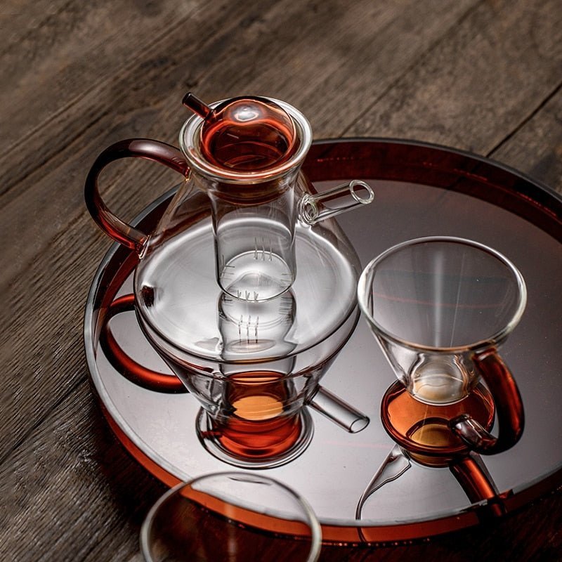BowLift | Nordic Glass Teapot/Cup