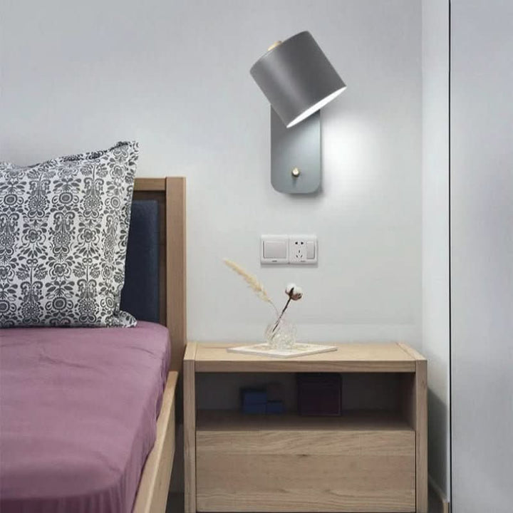 Kalsten | Modern Nordic LED Wall Light with Switch