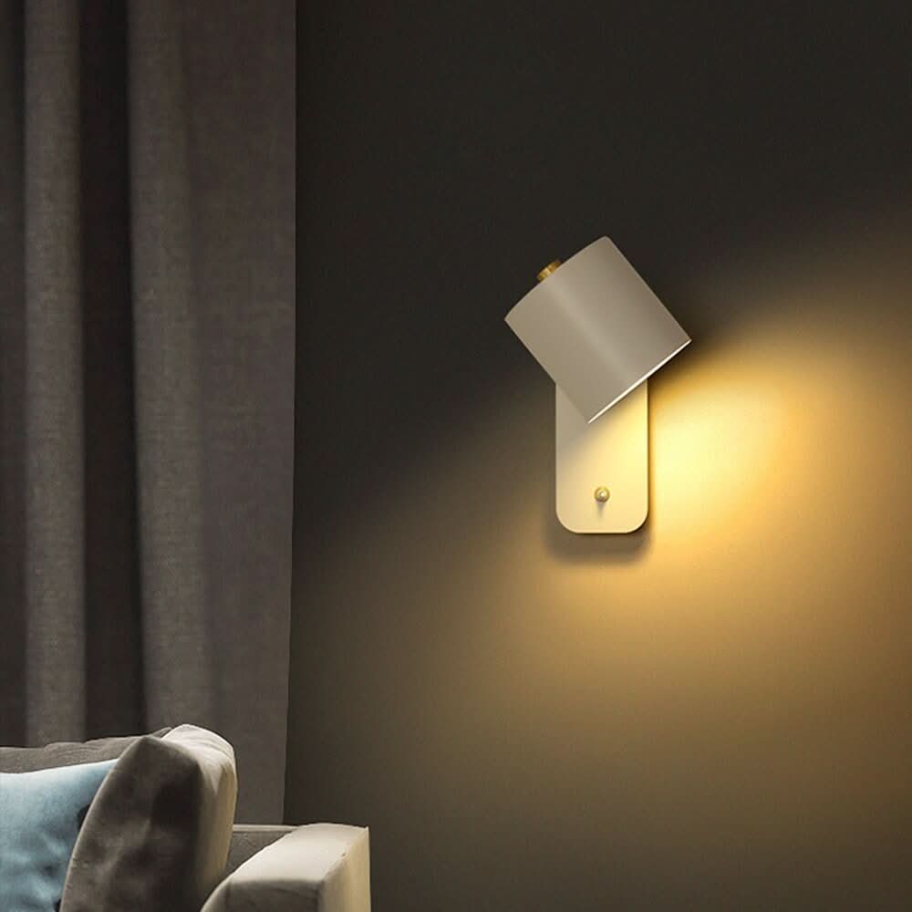 Kalsten | Modern Nordic LED Wall Light with Switch