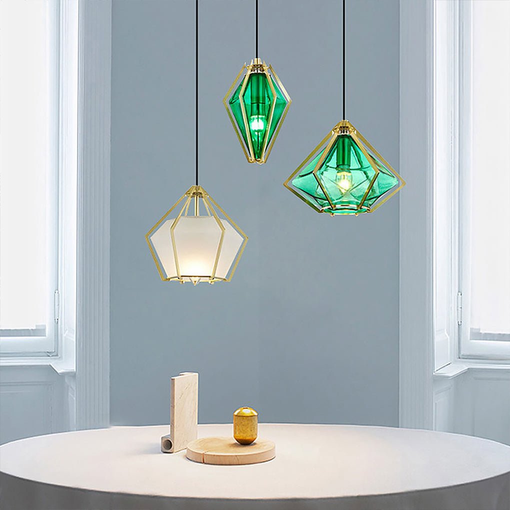 Nordic Postmodern Personality Art Glass Pendant Light for Bedside Bar | Kalsten