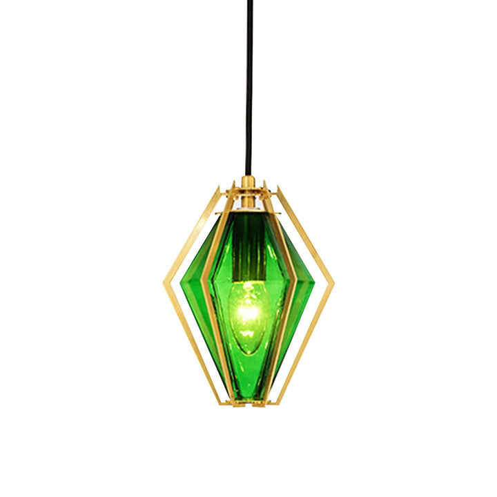 Nordic Postmodern Personality Art Glass Pendant Light for Bedside Bar | Kalsten