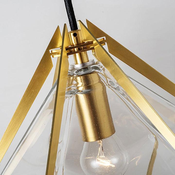 Nordic Postmodern Personality Art Glass Pendant Light for Bedside Bar | Kalsten