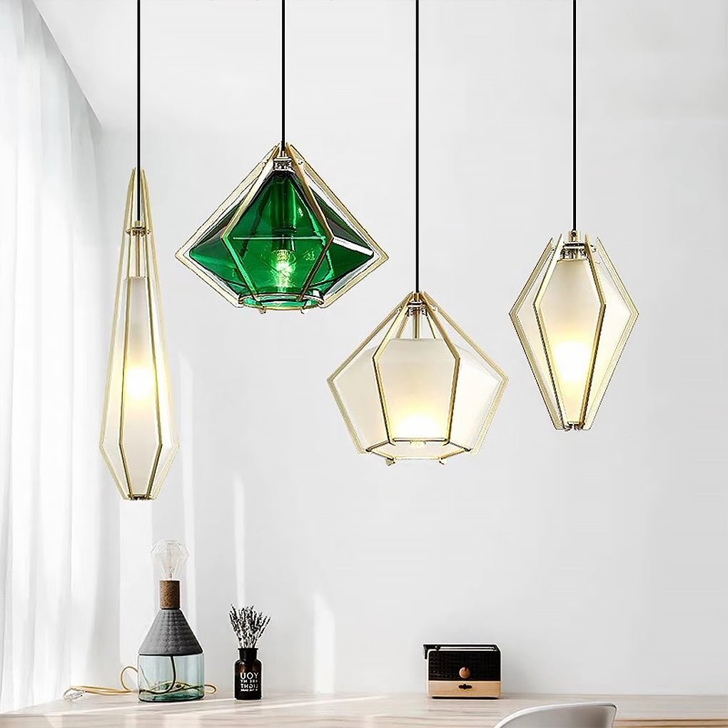 Nordic Postmodern Personality Art Glass Pendant Light for Bedside Bar | Kalsten