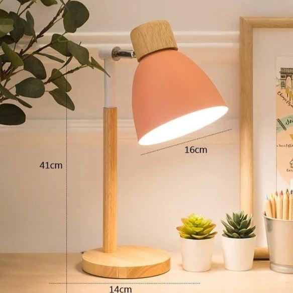 Nordic Table Lamp | Wood, Iron | Kalsten