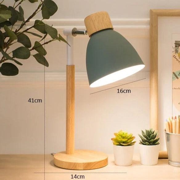 Nordic Table Lamp | Wood, Iron | Kalsten