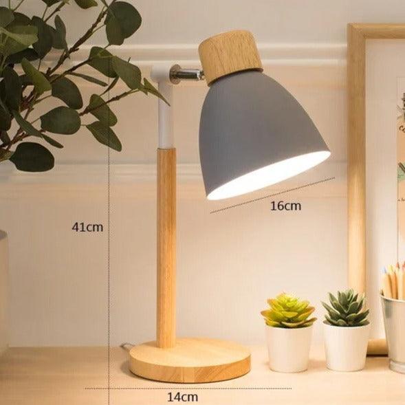 Nordic Table Lamp | Wood, Iron | Kalsten