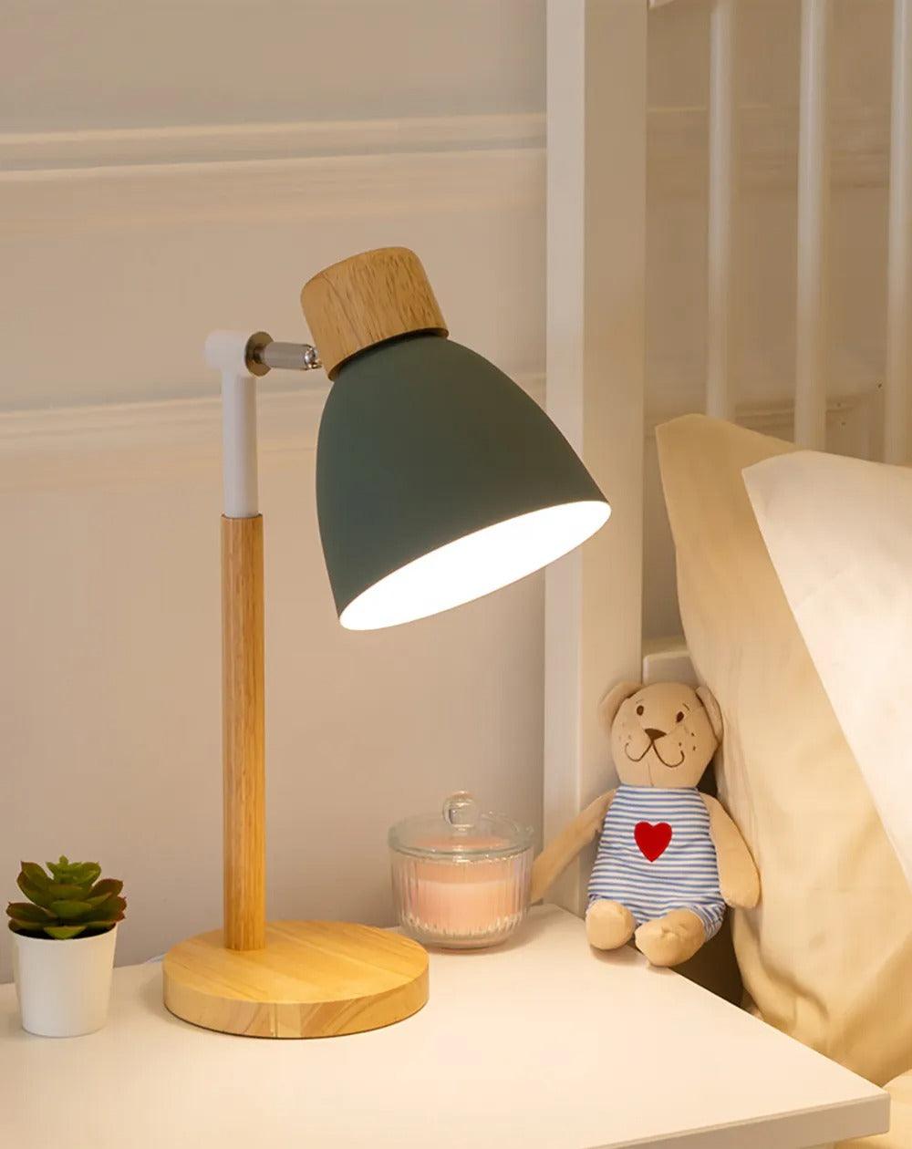 Nordic Table Lamp | Wood, Iron | Kalsten