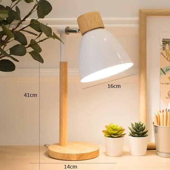 Nordic Table Lamp | Wood, Iron | Kalsten