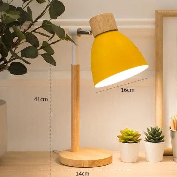 Nordic Table Lamp | Wood, Iron | Kalsten