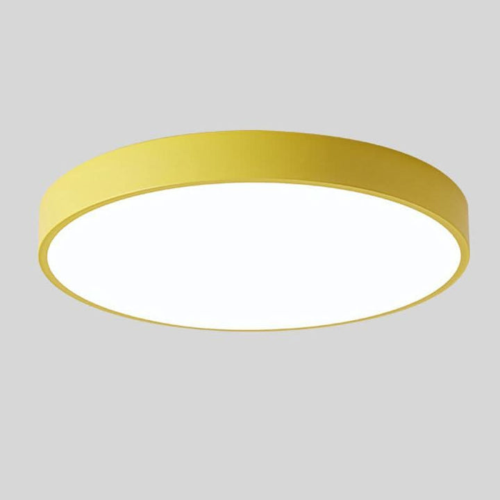 Nordic Wooden LED Ceiling Light (23–30cm)
