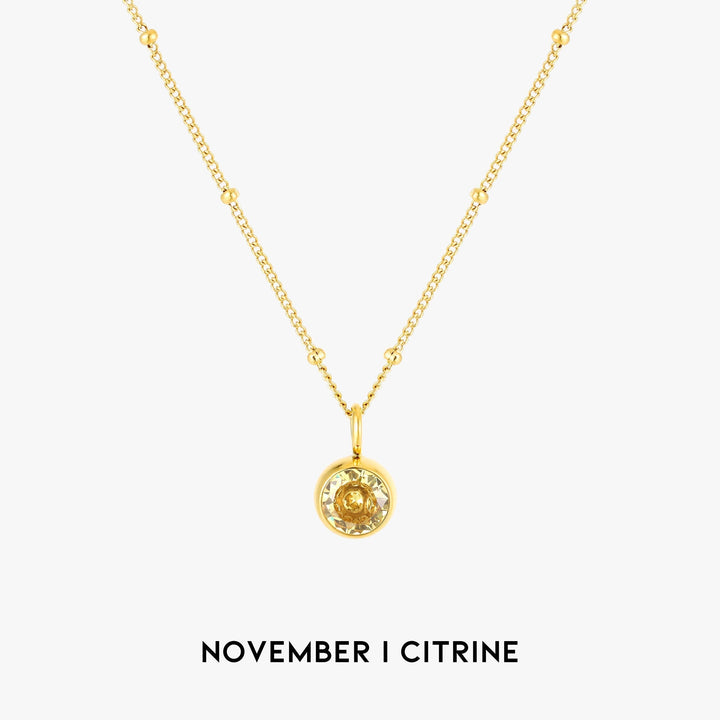 Birthstone Pendant Necklace