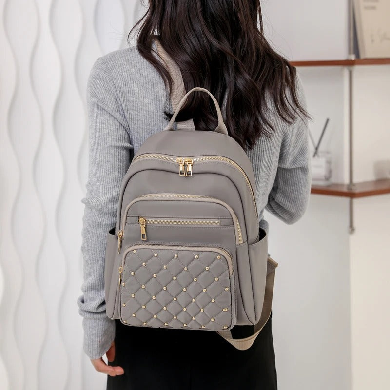 Lightweight Water-Resistant Nylon Backpack for Women – Travel & School | Kalsten