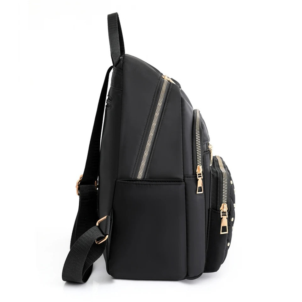 Lightweight Water-Resistant Nylon Backpack for Women – Travel & School | Kalsten