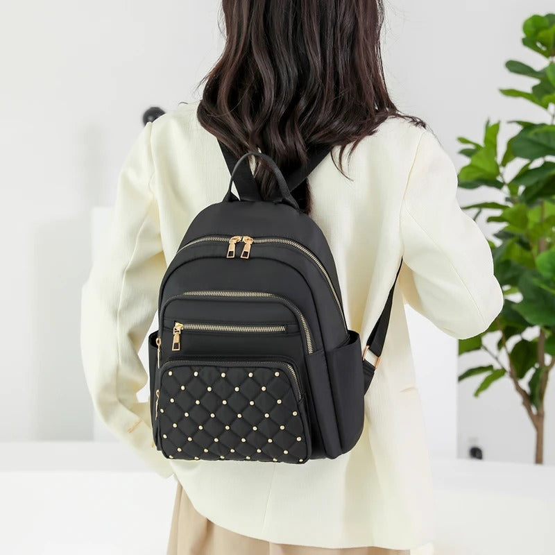 Lightweight Water-Resistant Nylon Backpack for Women – Travel & School | Kalsten