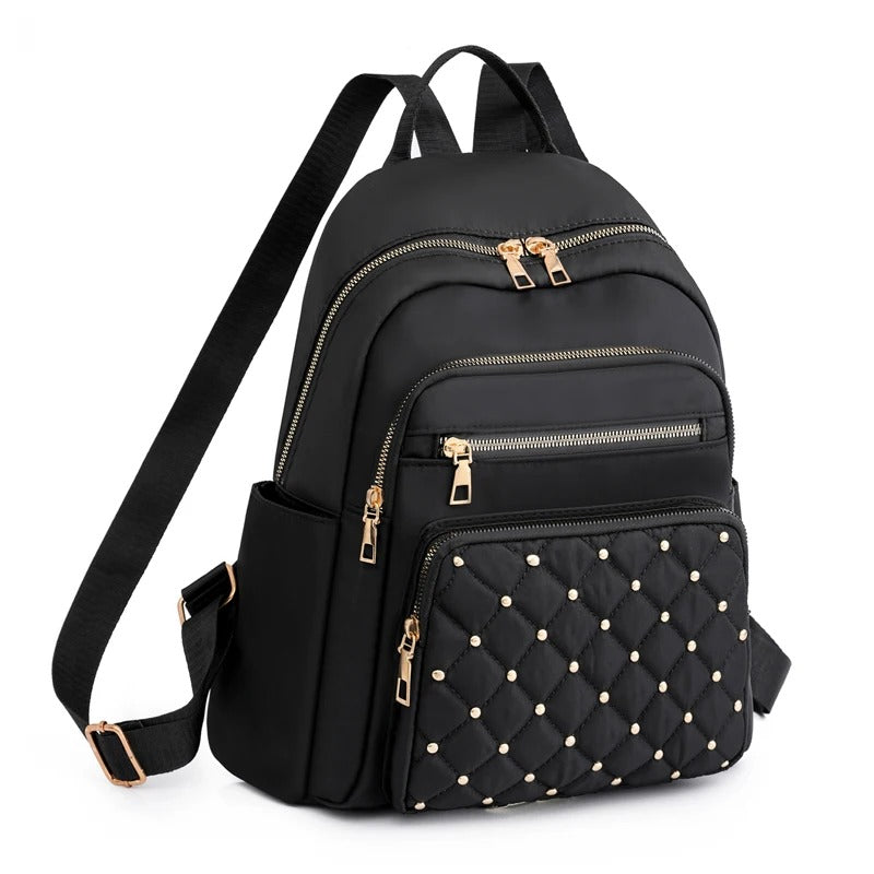Lightweight Water-Resistant Nylon Backpack for Women – Travel & School | Kalsten