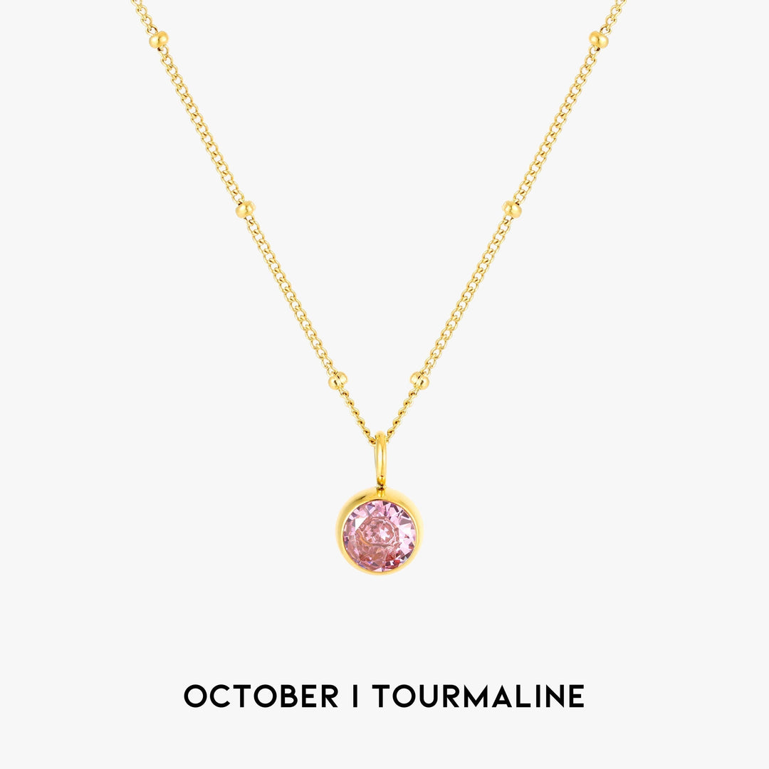 Birthstone Pendant Necklace
