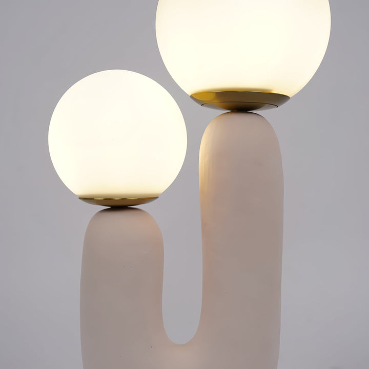 Contemporary Style Table Lamp with Natural Accent | Kalsten