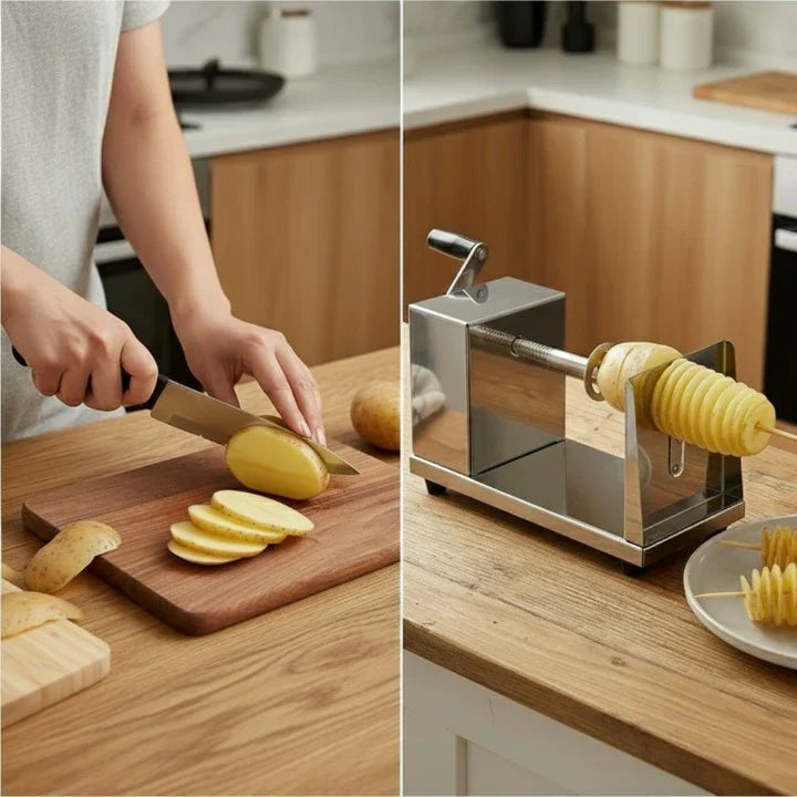 Stainless Steel Spiral Cutter for Even Spirals | Kalsten