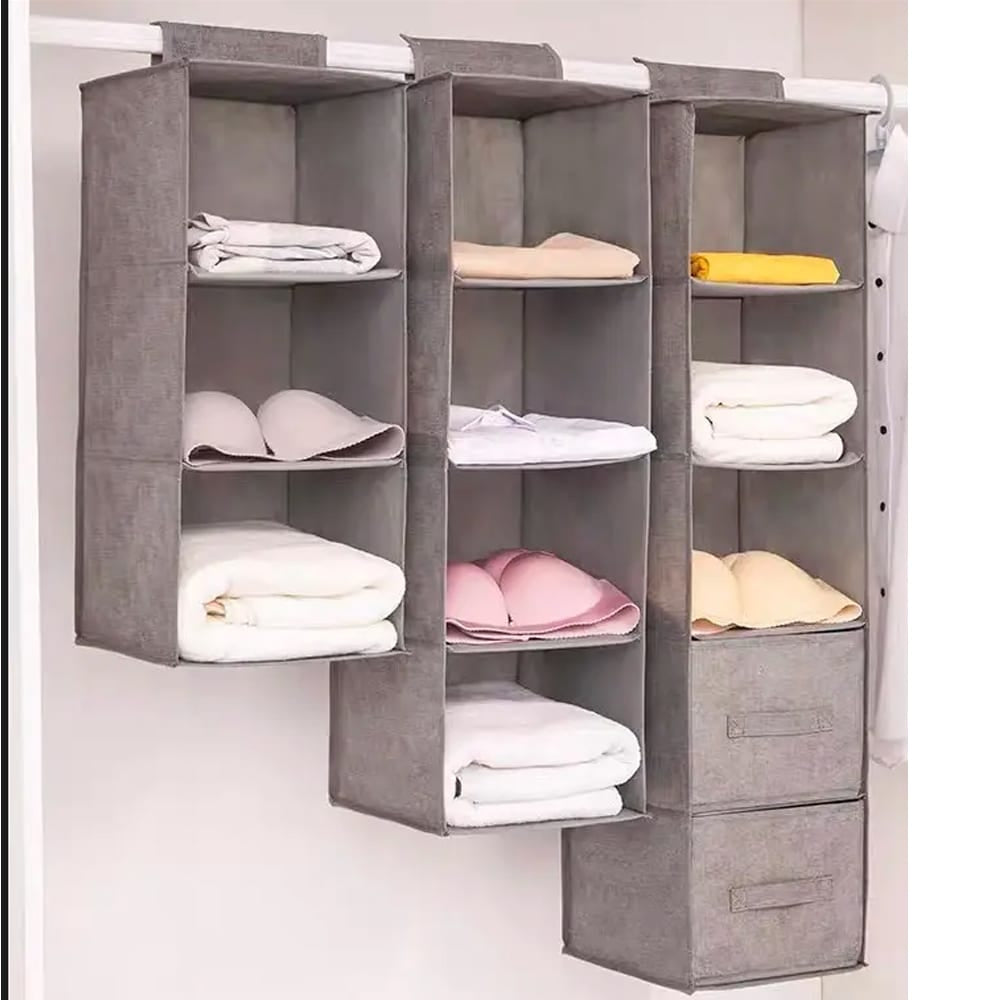 Fabric hanging storage 3 pieces - 6 parts | Kalsten
