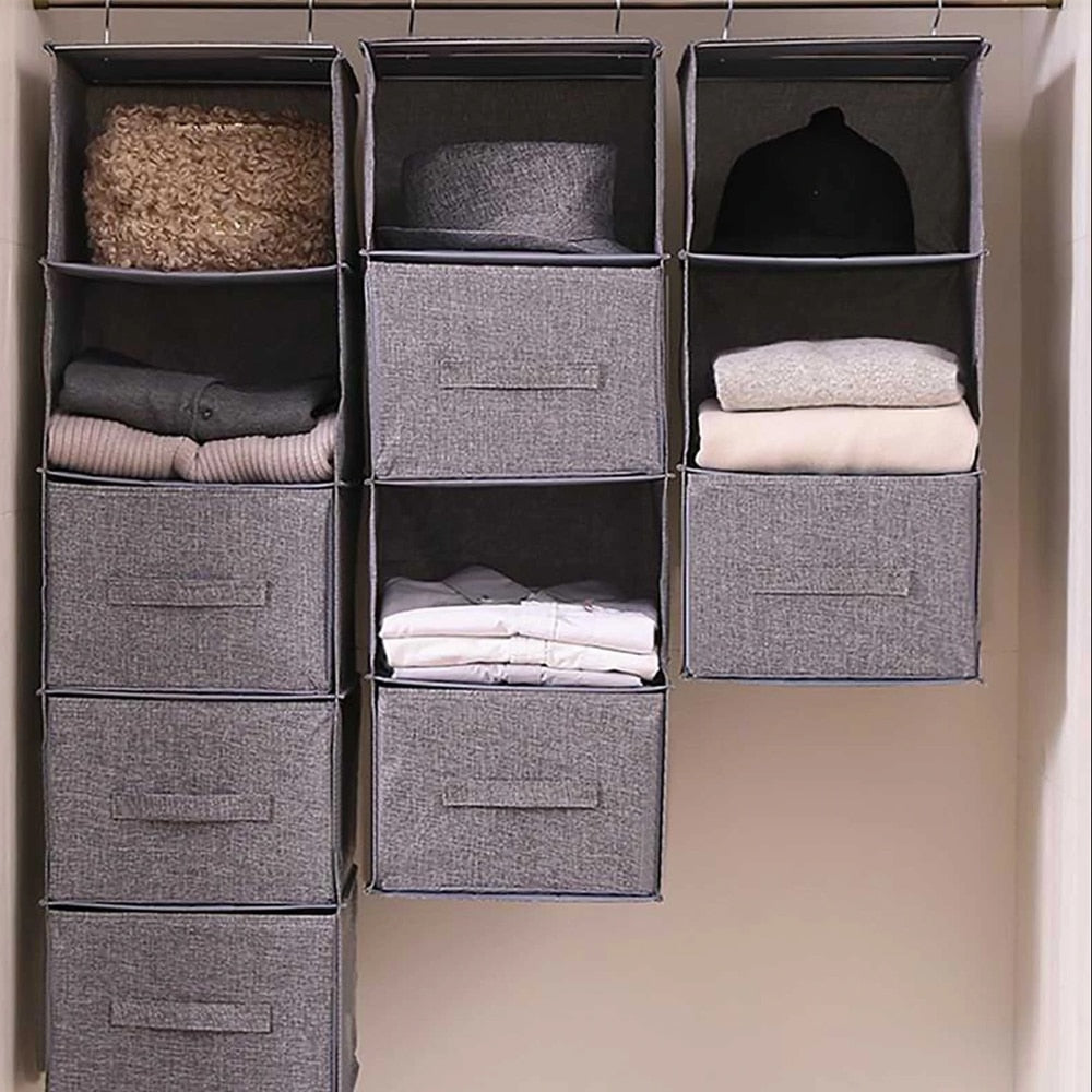 Fabric hanging storage 3 pieces - 6 parts | Kalsten